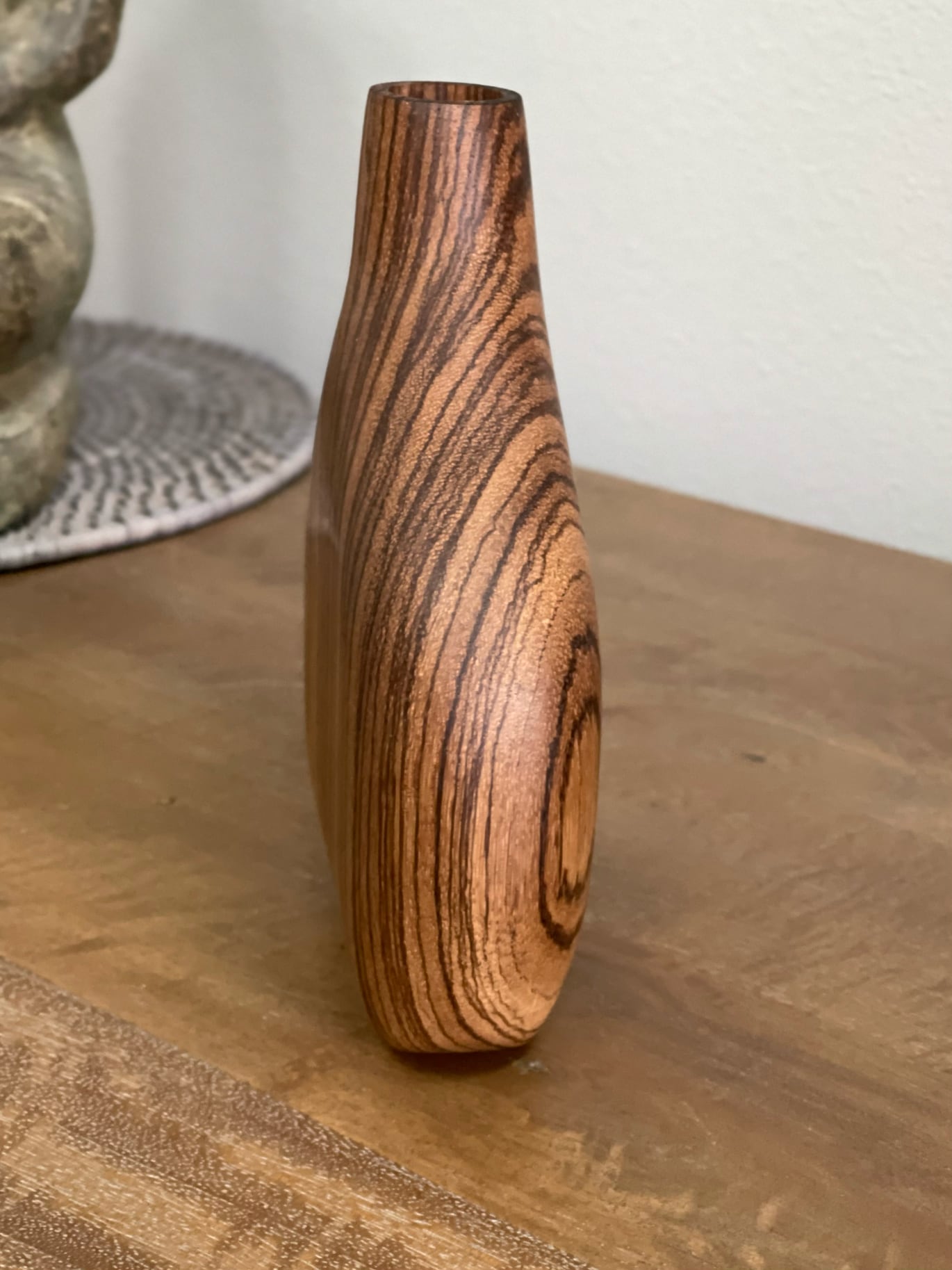 Zebrawood Dried Flower Vase