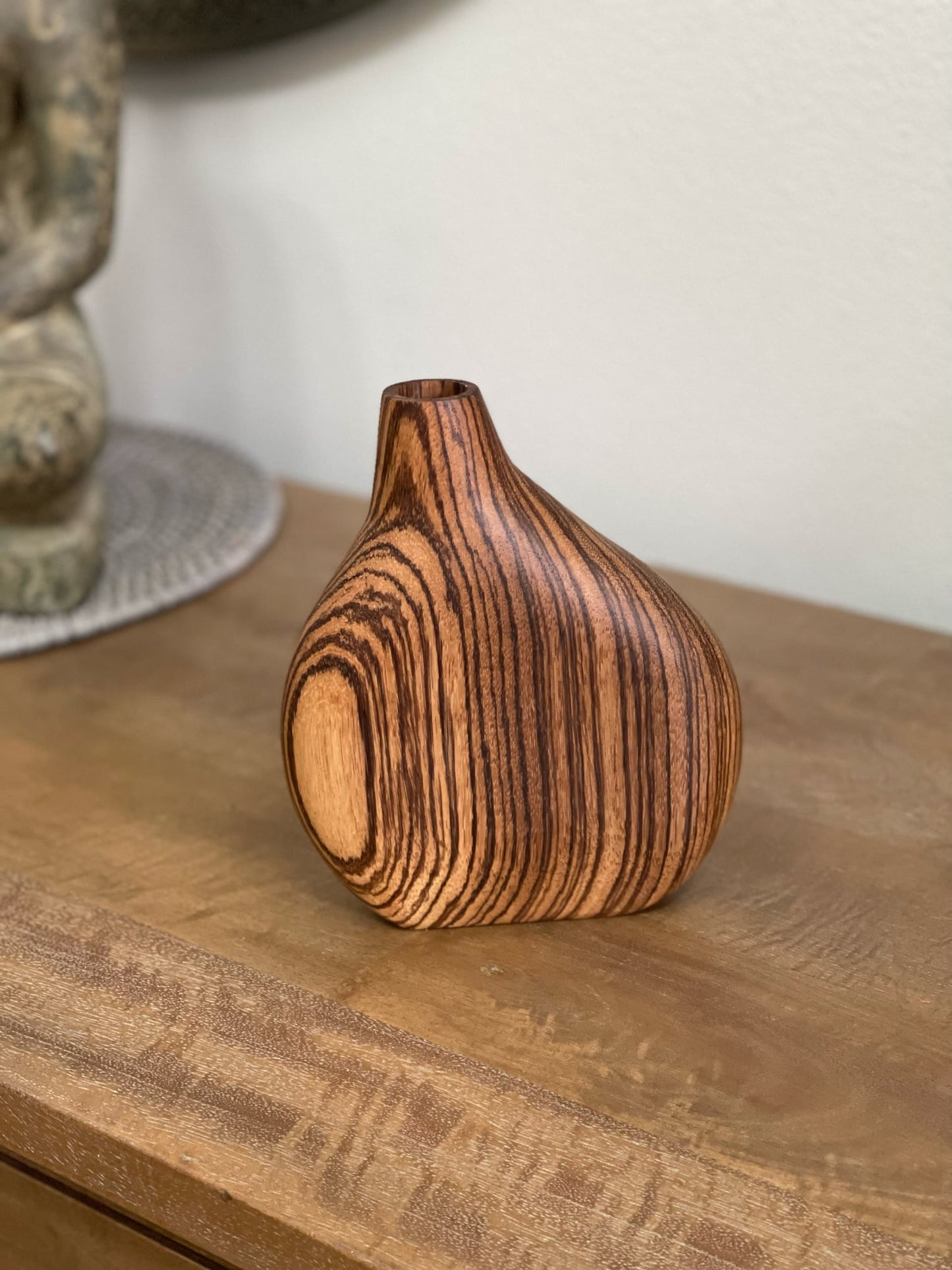 Zebrawood Dried Flower Vase