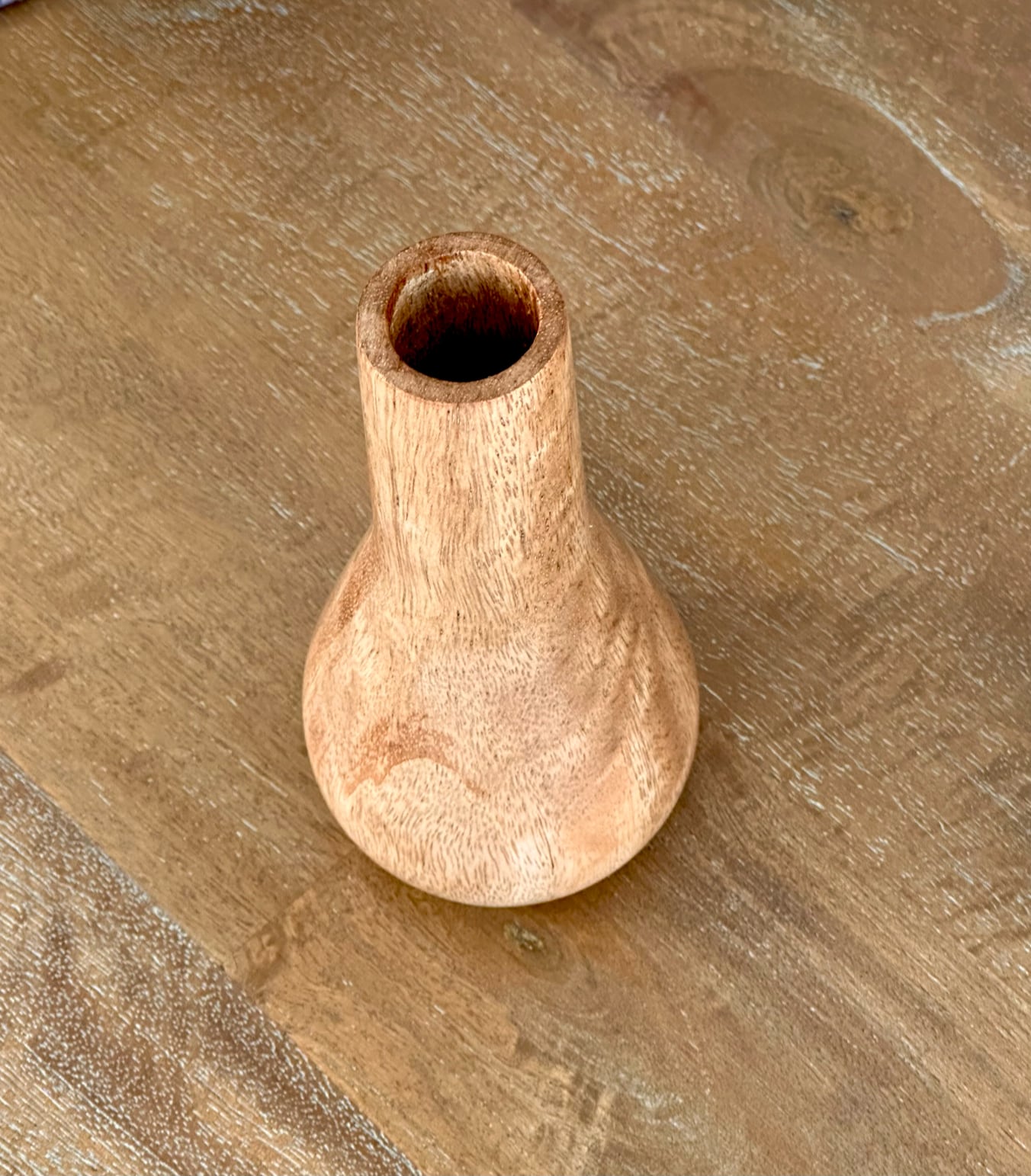 Figured Mango Wood Vase