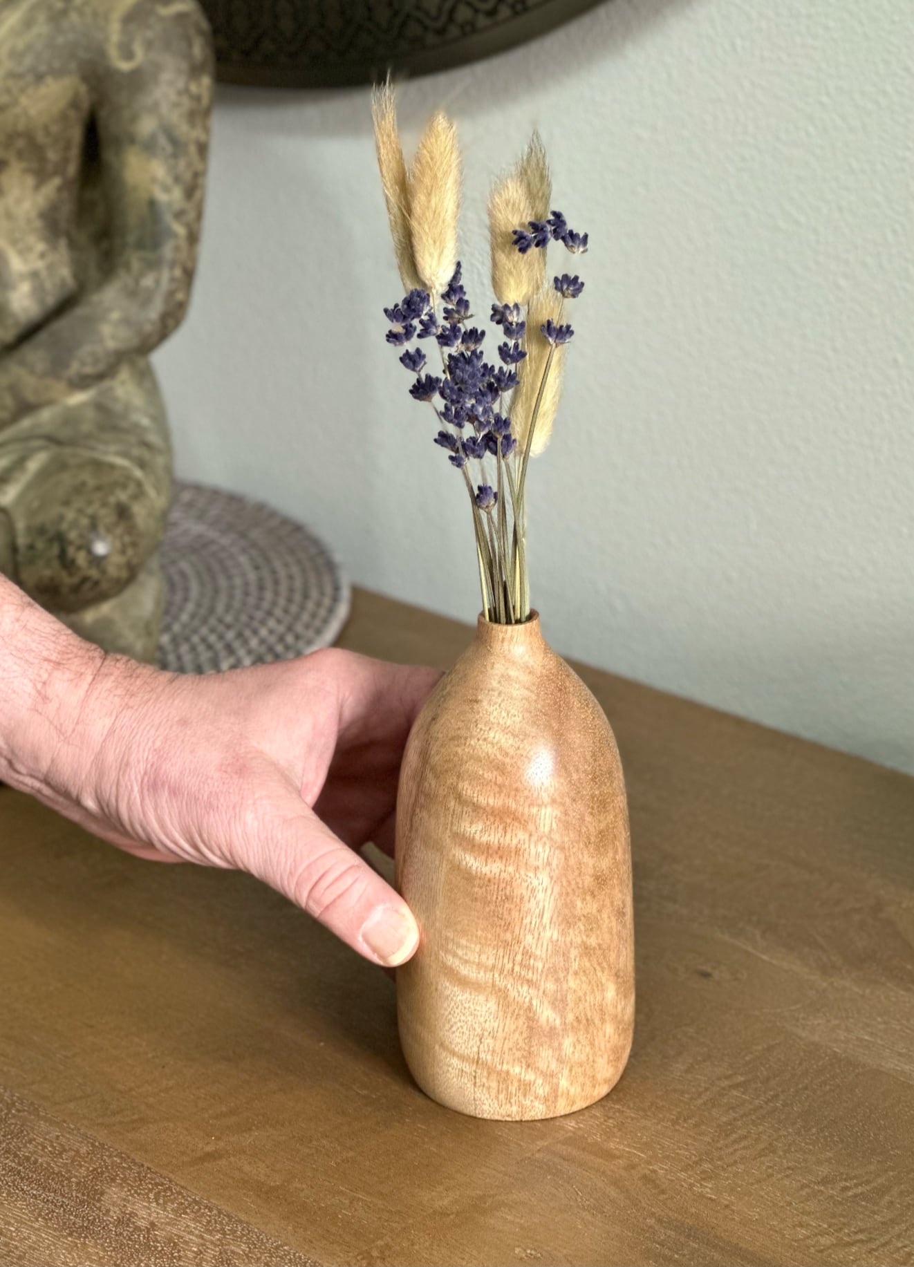 Figured Mango Wood Vase