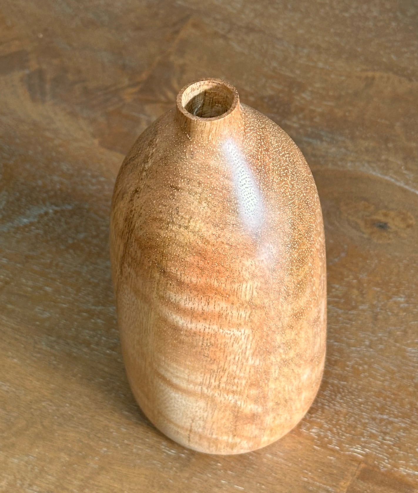 Figured Mango Wood Vase